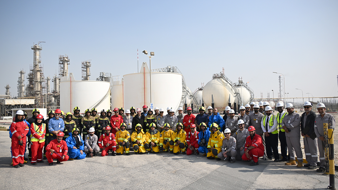 الإدارة العامة للدفاع المدني تنفذ تمرينا وهمياً مع شركة بابكو غاز<